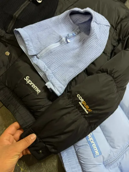Куртка SUPREME, непромокаемая, с капюшоном и меховым воротником — фото 9