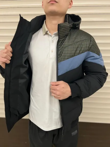 Зимняя куртка для мужчин с утеплителем холлофайбер — фото 4