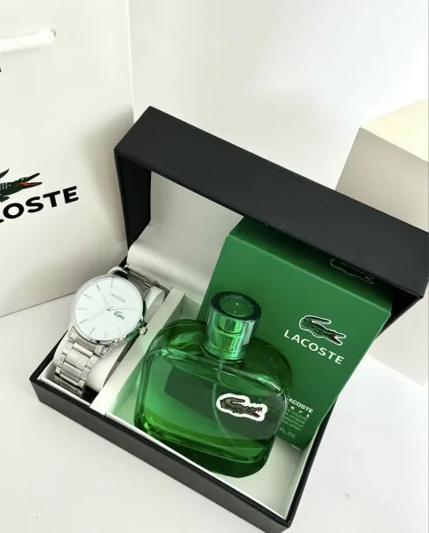 В комплекте: часы, духи, коробка, пакет — фото 9