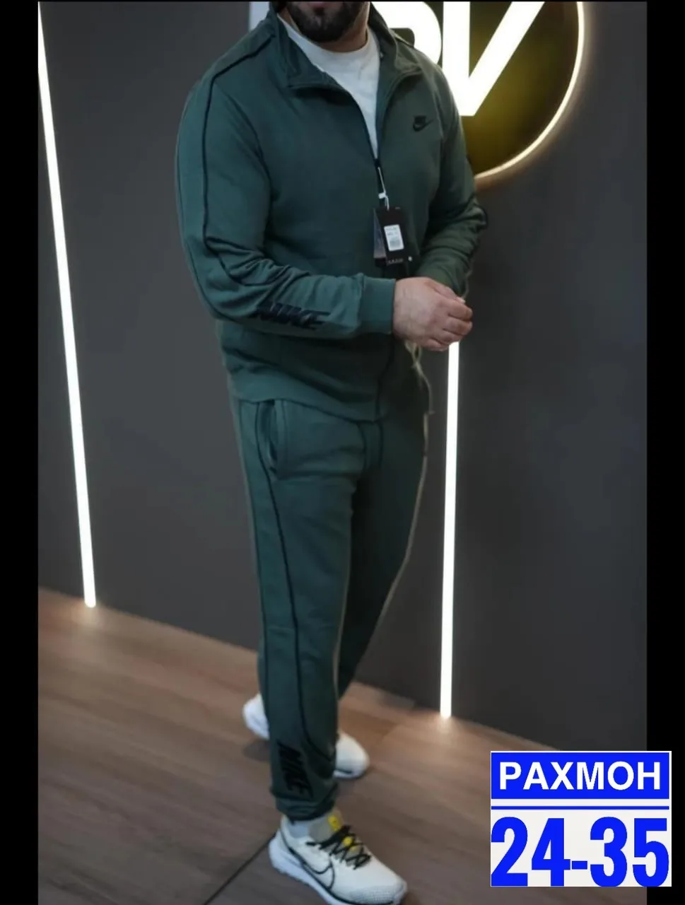 Мужской костюм из ткани Трехнитка на флисе — фото 2