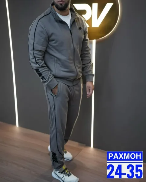 Мужской костюм из ткани Трехнитка на флисе — фото 4