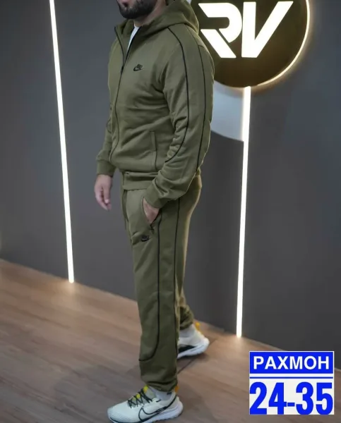 Костюм мужской из ткани Трехнитка на флисе — фото 1