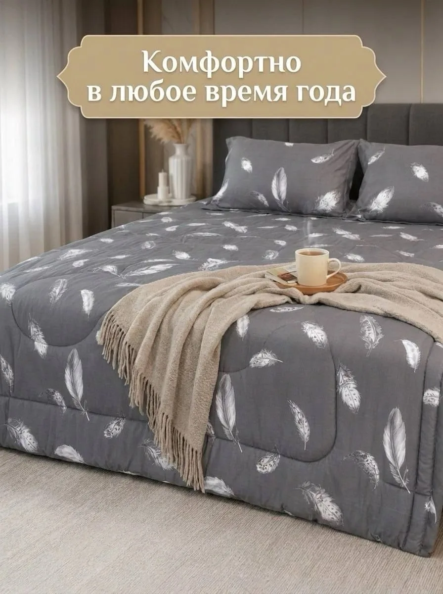 Комплект постельного белья, хлопок Белый — фото 9