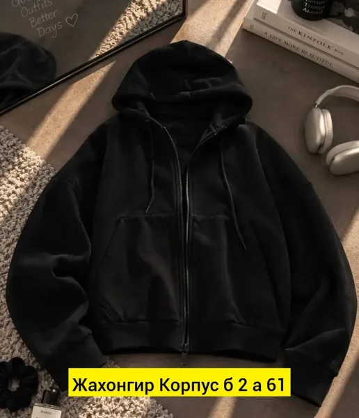 Худи из флиса с начесом, подходит для повседневной носки — фото 3