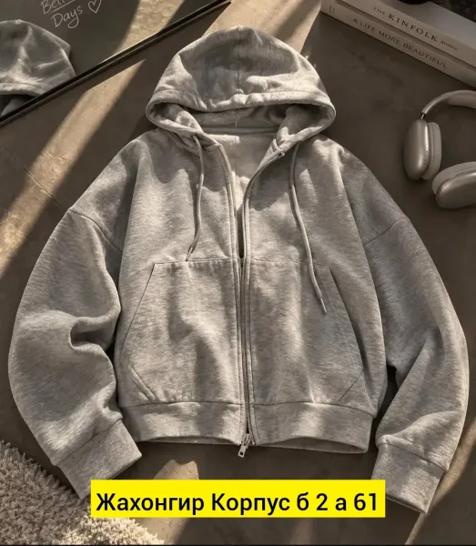Худи из флиса с начесом, подходит для повседневной носки — фото 4
