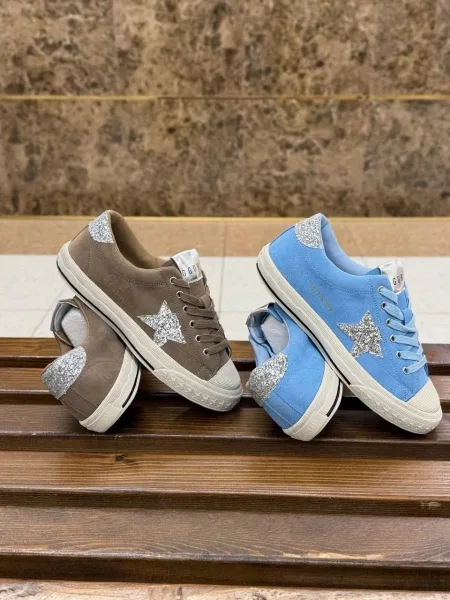 Женские кеды замшевые Golden Goose — фото 13