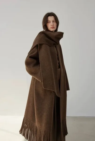 Пальто из кашемира / with logo шерсть - 100 — фото 1