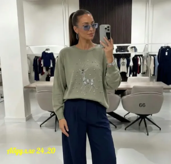 Свитер Oversize из турецкой вязки Турецкая Вязка — фото 2