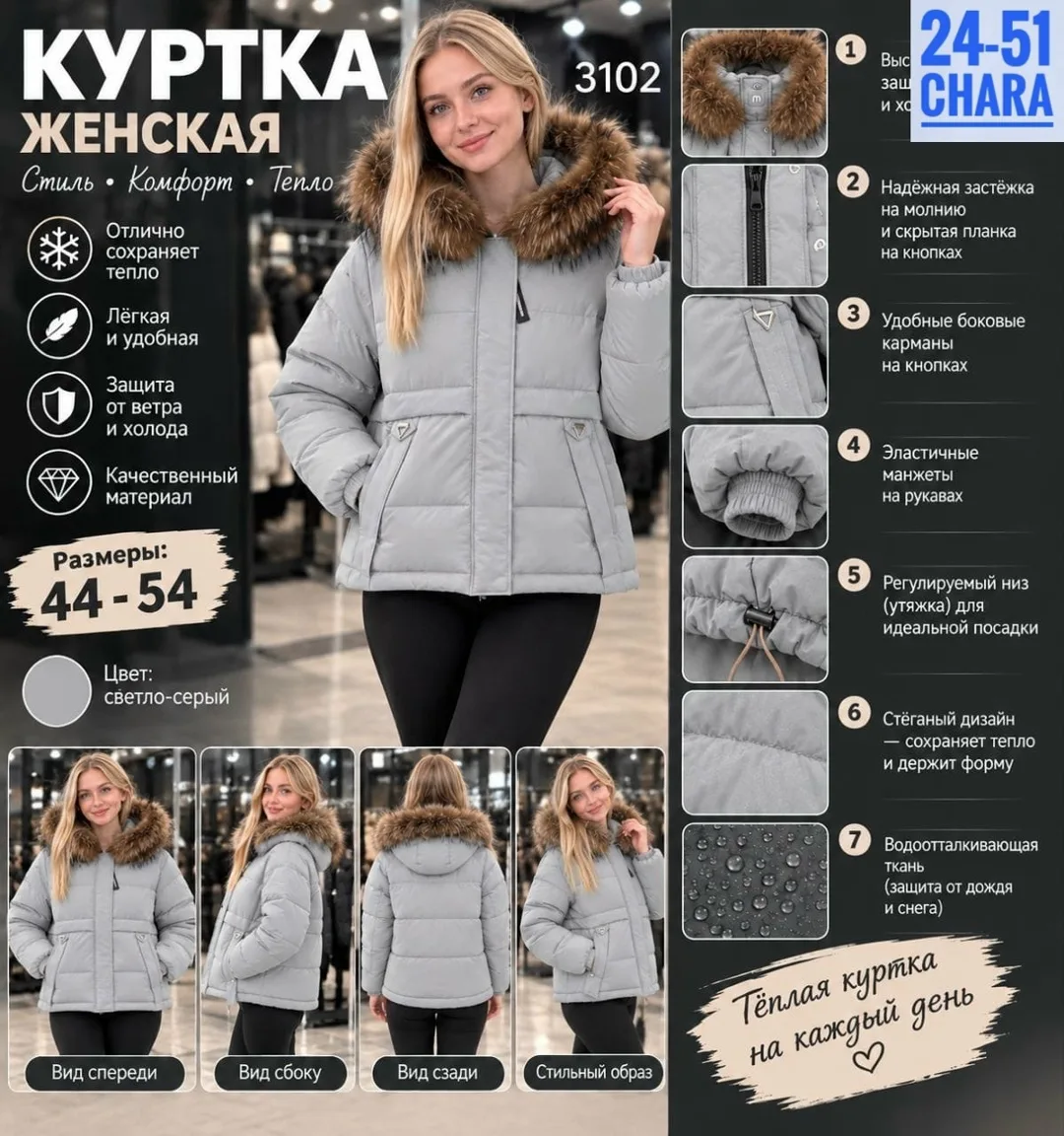 Стильная, тёплая и удобная куртка на каждый день — фото 2