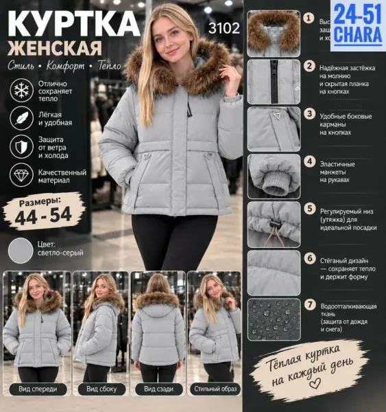 Стильная, тёплая и удобная куртка на каждый день — фото 2