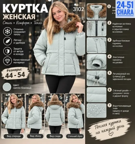 Стильная, тёплая и удобная куртка на каждый день — фото 4