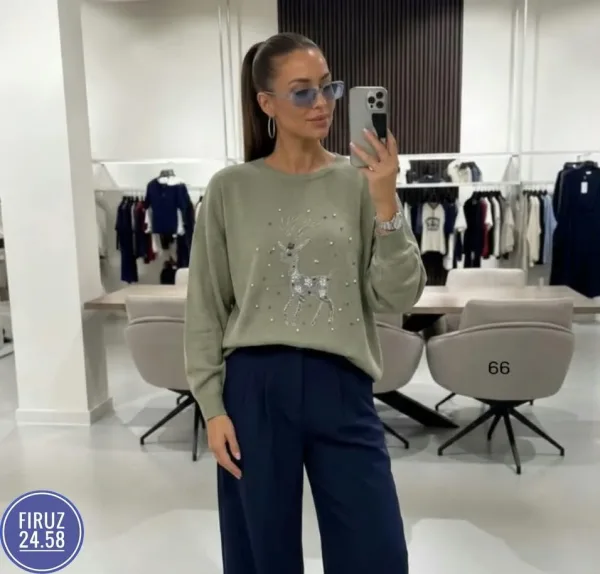Свитер Oversize из турецкой вязки Турецкая Вязка — фото 1