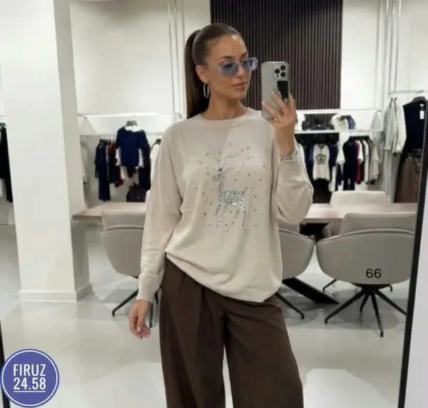 Свитер Oversize из турецкой вязки Турецкая Вязка — фото 2