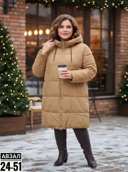 Женская куртка большого размера — фото 3