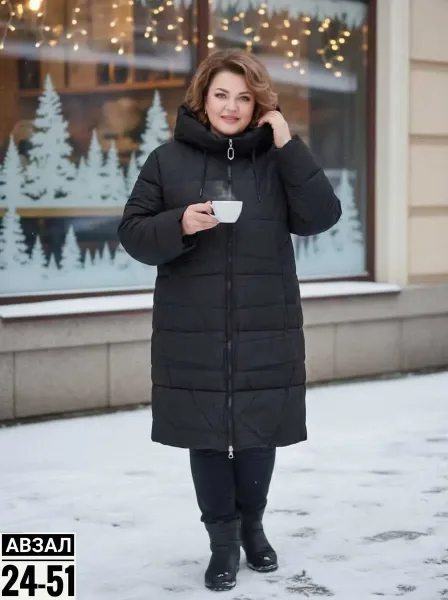Женская куртка большого размера — фото 4