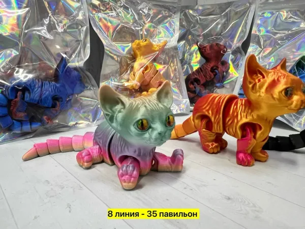 3Д игрушки кошечки — фото 3