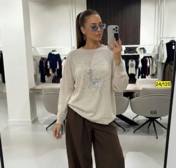 Свитер Oversize из турецкой вязки Турецкая Вязка — фото 1