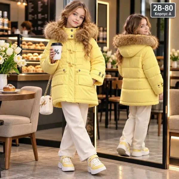 Утеплённая куртка из хлопка с подкладкой флис — фото 6