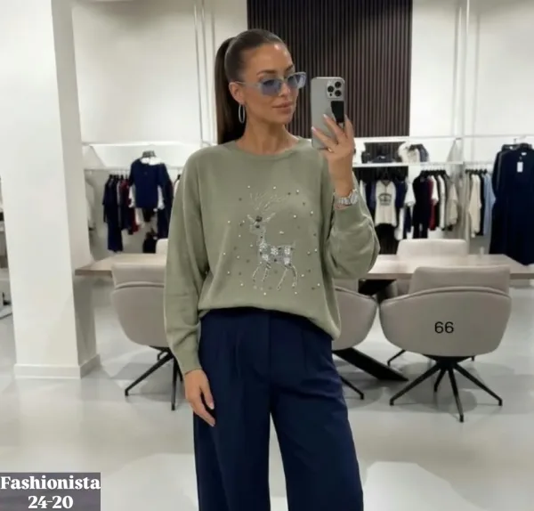 Свитер Oversize из турецкой вязки Турецкая Вязка — фото 1