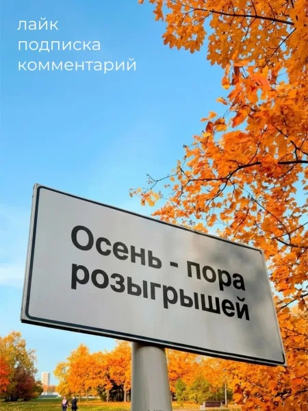 ОСЕНЬ ПОРА РОЗЫГРЫШЕЙ
