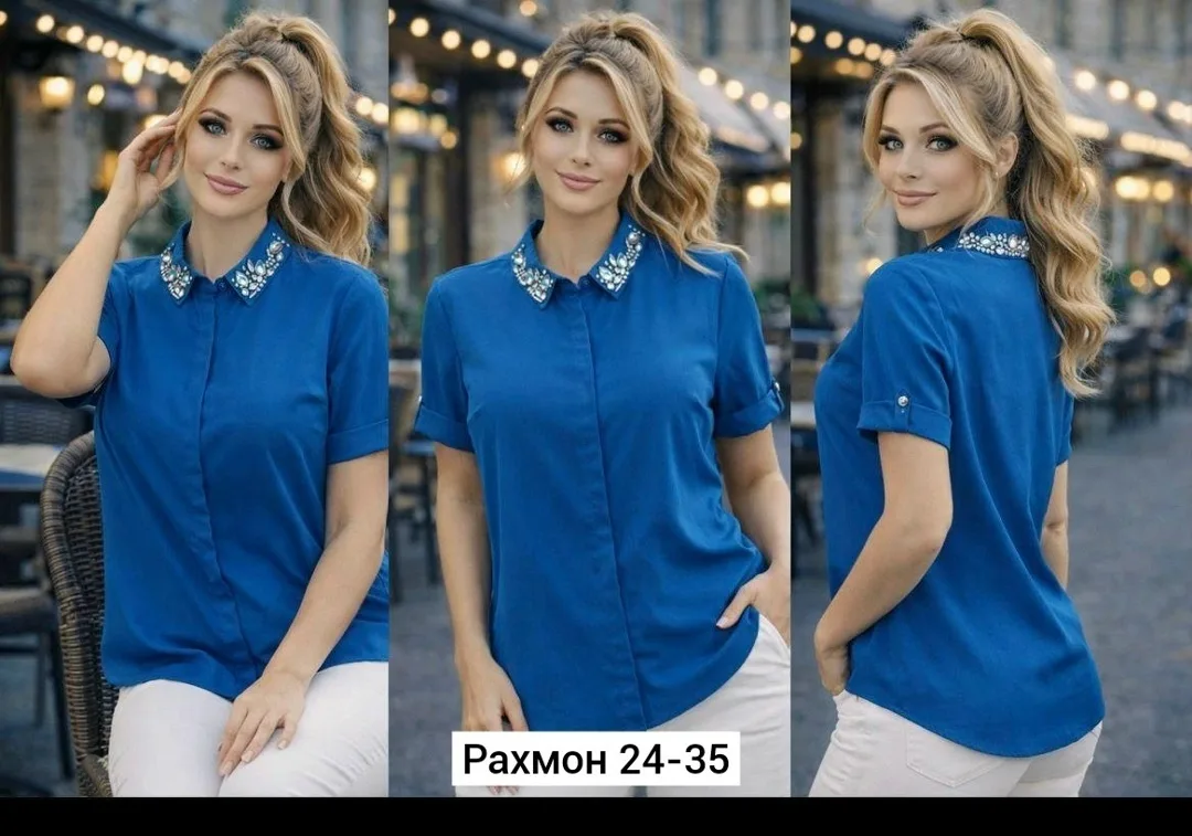 Рубашка хлопок — фото 2