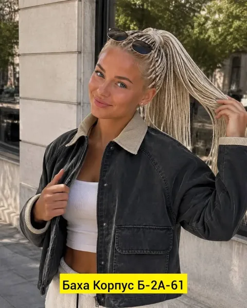 Лёгкий бомбер из ткани — фото 3