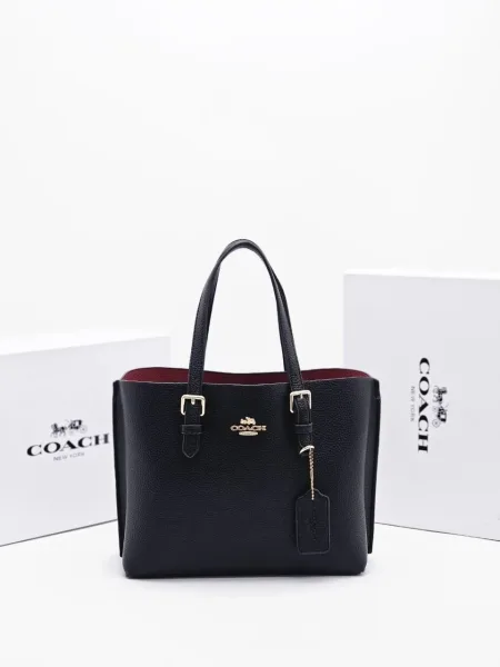 Сумка на плечо COACH из экокожи — фото 1
