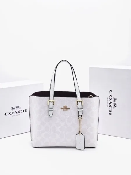 Сумка на плечо COACH из экокожи — фото 2