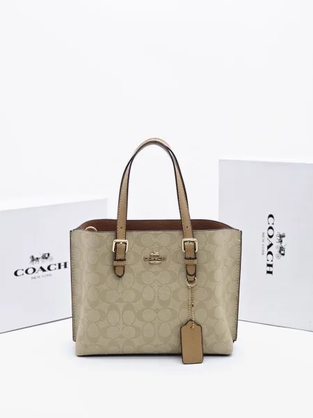 Сумка на плечо COACH из экокожи — фото 3