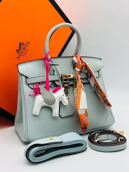 Сумка Hermes Birkin 25 из натуральной кожи — фото 3
