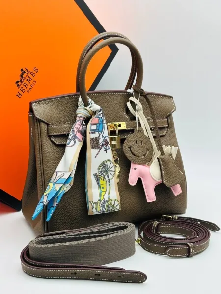 Сумка Hermes Birkin 25 из натуральной кожи — фото 5