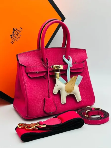 Сумка Hermes Birkin 25 из натуральной кожи — фото 8