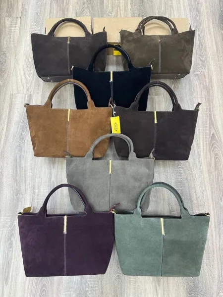 TOD S Сумка выполнена из натуральной замши — фото 13