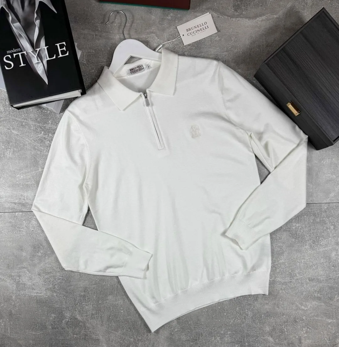 Свитер мужской Brunello Cucinelli из хлопка — фото 1