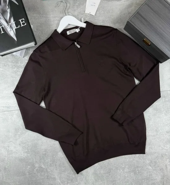 Свитер мужской Brunello Cucinelli из хлопка — фото 5