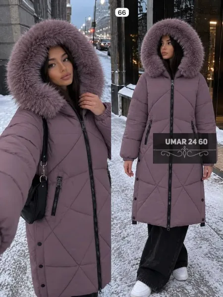 Тёплая куртка с мягким мехом для уюта и стиля — фото 2