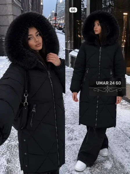 Тёплая куртка с мягким мехом для уюта и стиля — фото 3