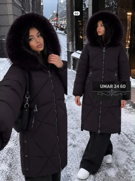 Тёплая куртка с мягким мехом для уюта и стиля — фото 5