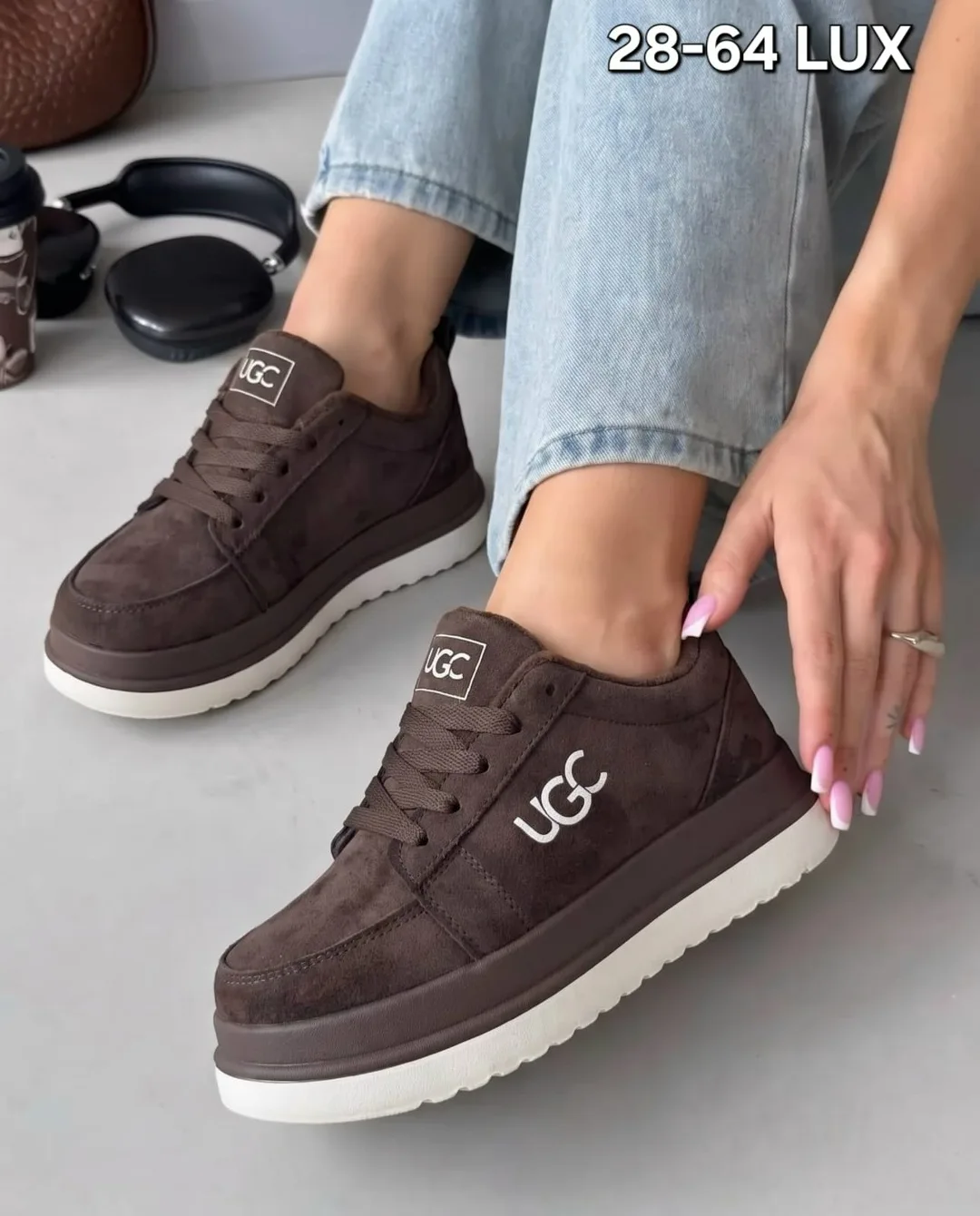Зимние ботинки UGG ЛЮКС с натуральным мехом внутри — фото 2