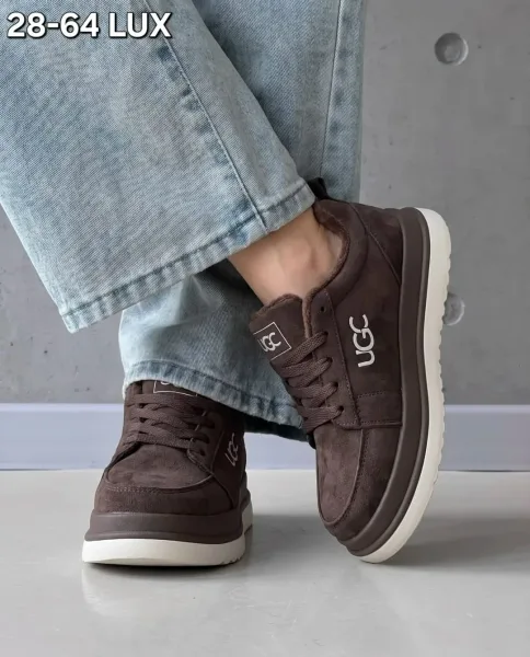 Зимние ботинки UGG ЛЮКС с натуральным мехом внутри — фото 4
