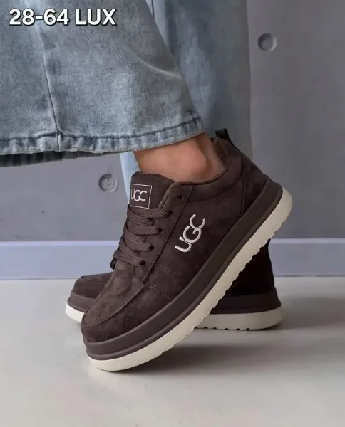Зимние ботинки UGG ЛЮКС с натуральным мехом внутри — фото 6