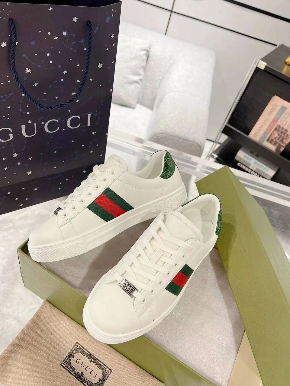 Мужские кроссовки Gucci Ace — фото 1