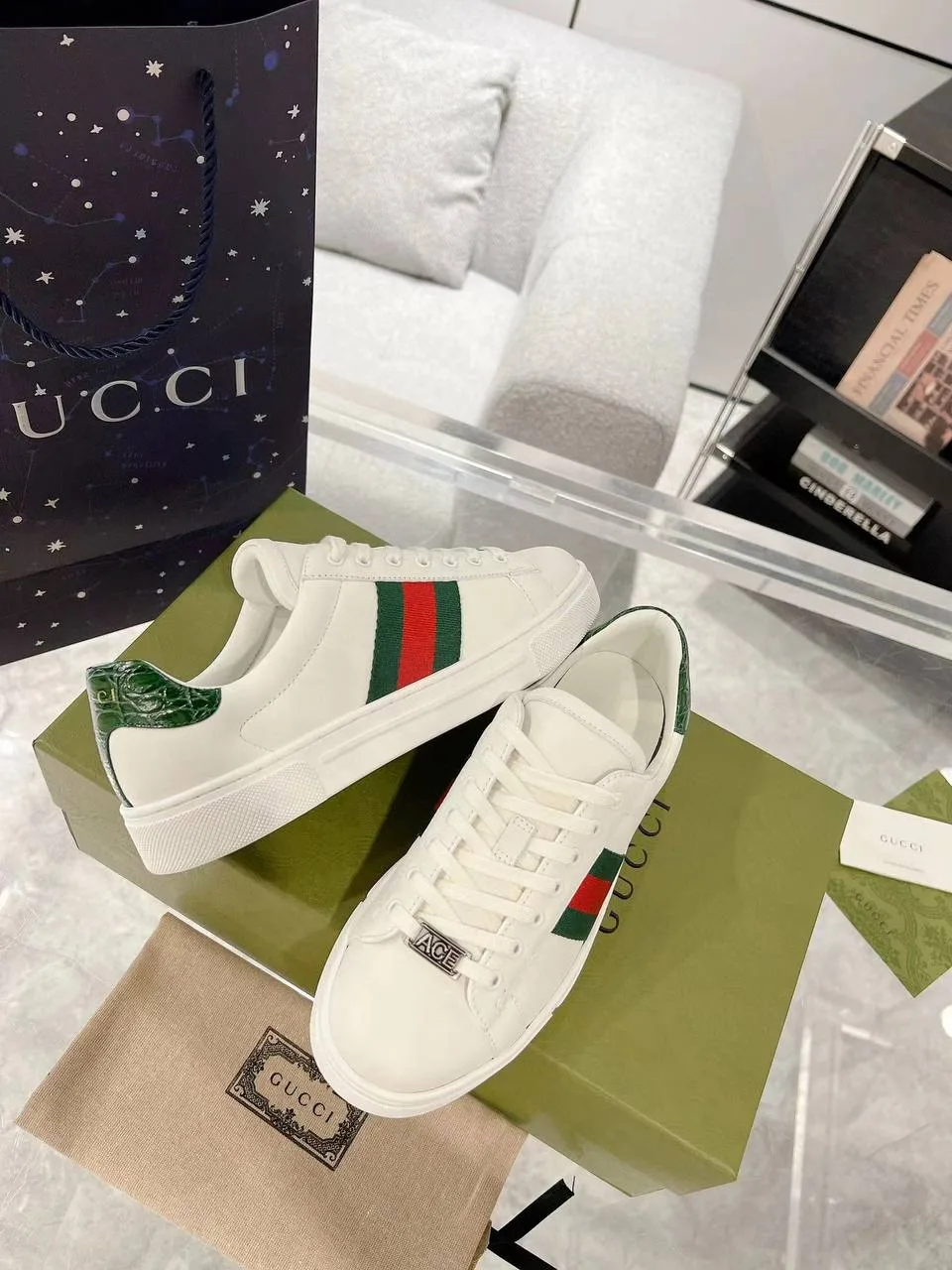 Мужские кроссовки Gucci Ace — фото 4