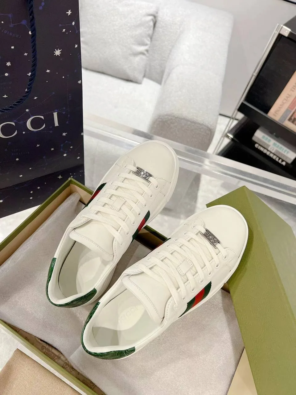 Мужские кроссовки Gucci Ace — фото 5