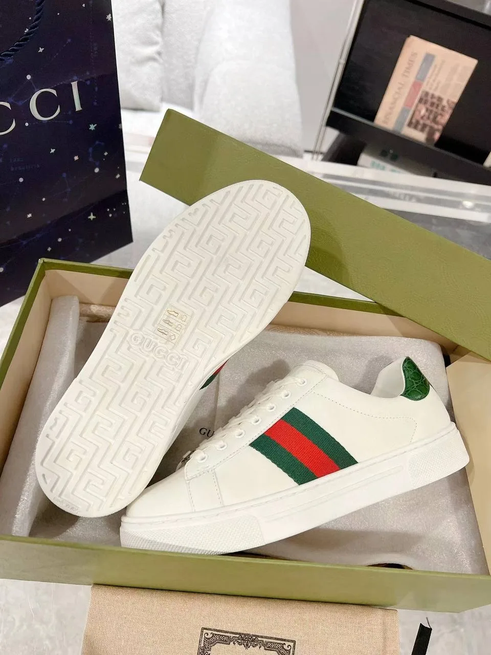 Мужские кроссовки Gucci Ace — фото 8