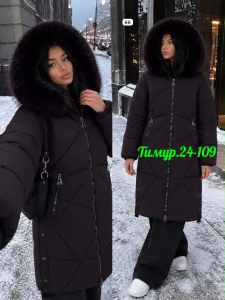 Тёплая куртка с мягким мехом для уюта и стиля — фото 3