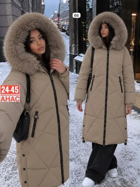 Тёплая куртка с мягким мехом для уюта и стиля — фото 3