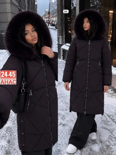 Тёплая куртка с мягким мехом для уюта и стиля — фото 5