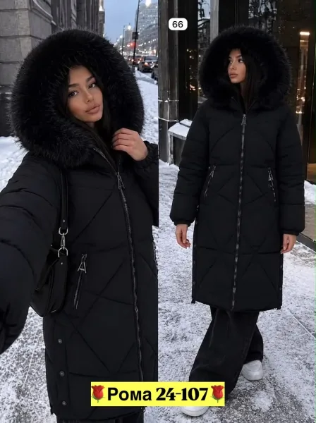 Тёплая куртка с мягким мехом для уюта и стиля — фото 2