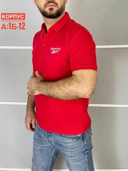 Мужская футболка-поло из 100 хлопка — фото 9